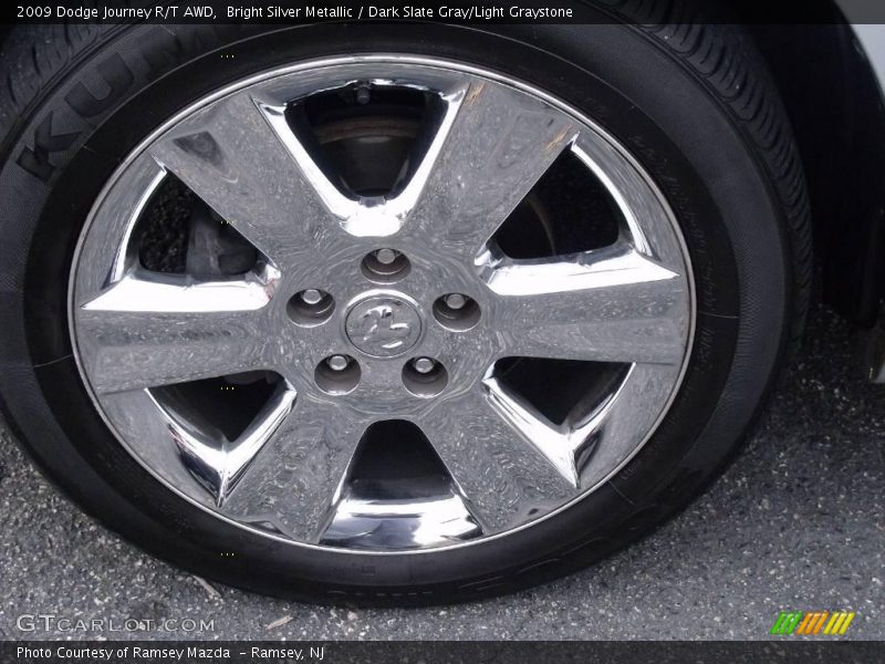 Bright Silver Metallic / Dark Slate Gray/Light Graystone 2009 Dodge Journey R/T AWD