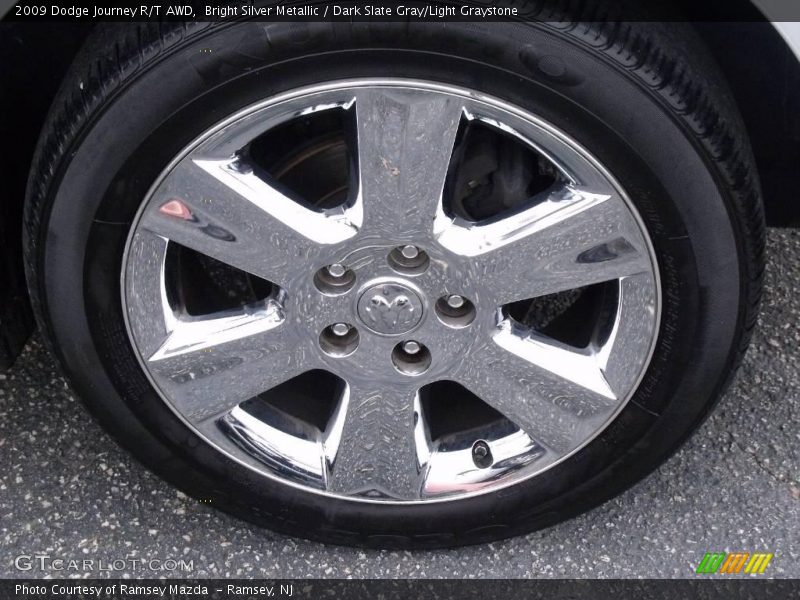 Bright Silver Metallic / Dark Slate Gray/Light Graystone 2009 Dodge Journey R/T AWD