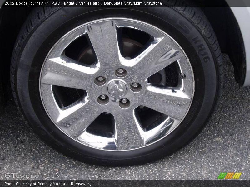 Bright Silver Metallic / Dark Slate Gray/Light Graystone 2009 Dodge Journey R/T AWD