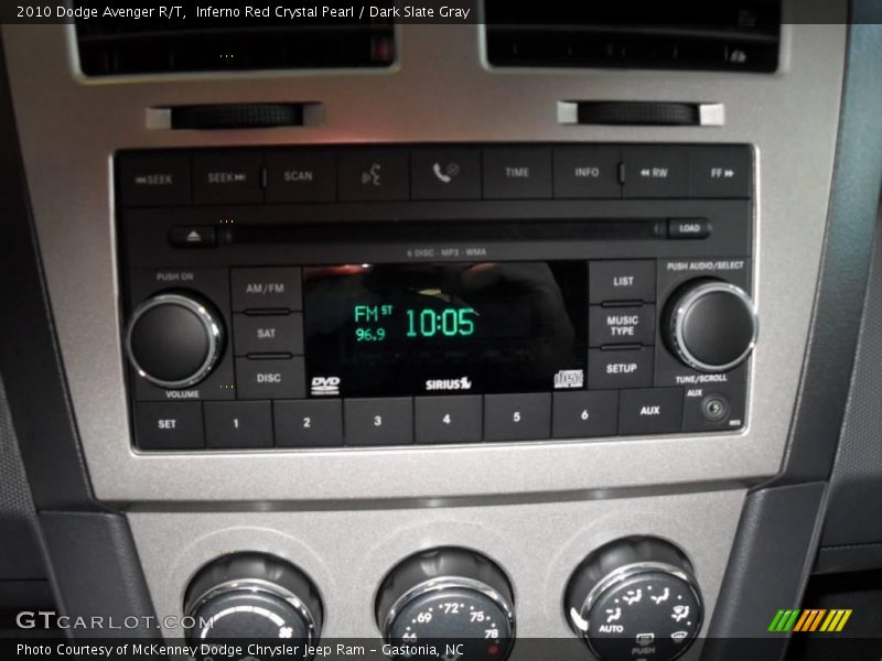 Inferno Red Crystal Pearl / Dark Slate Gray 2010 Dodge Avenger R/T
