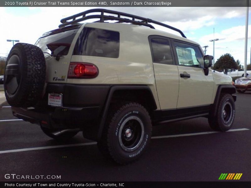 Sandstorm / Dark Charcoal/Beige 2010 Toyota FJ Cruiser Trail Teams Special Edition 4WD