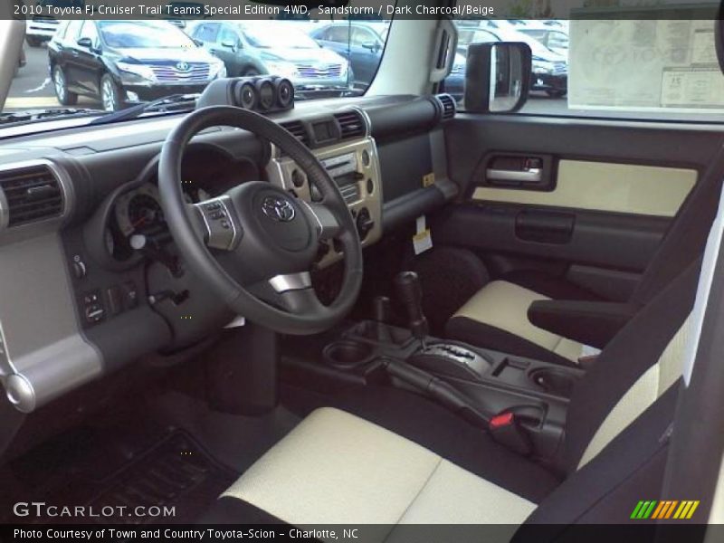 Sandstorm / Dark Charcoal/Beige 2010 Toyota FJ Cruiser Trail Teams Special Edition 4WD