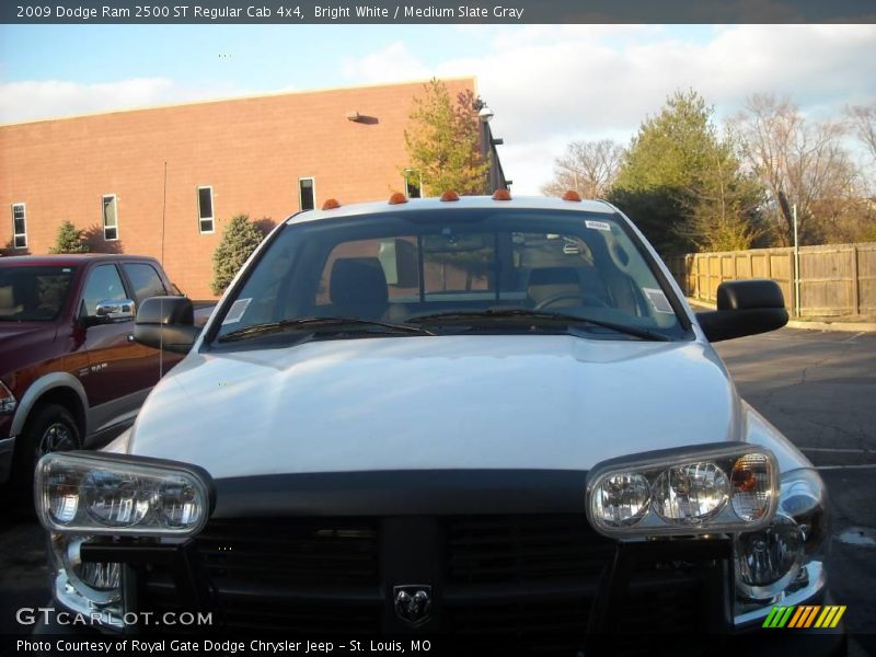Bright White / Medium Slate Gray 2009 Dodge Ram 2500 ST Regular Cab 4x4