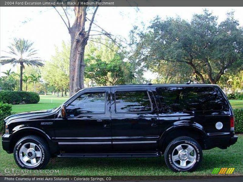 Black / Medium Parchment 2004 Ford Excursion Limited 4x4