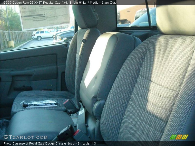 Bright White / Medium Slate Gray 2009 Dodge Ram 2500 ST Regular Cab 4x4