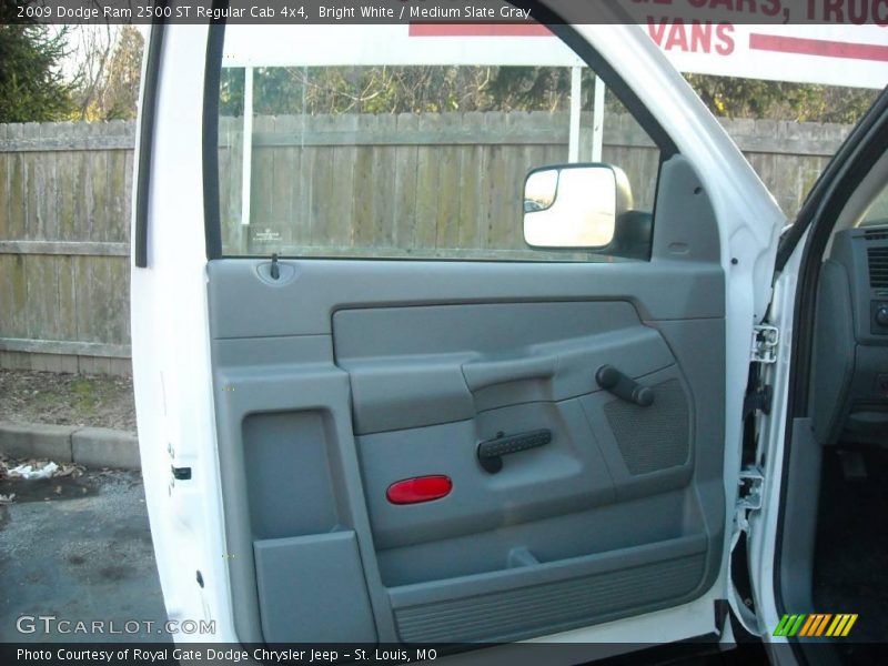Bright White / Medium Slate Gray 2009 Dodge Ram 2500 ST Regular Cab 4x4