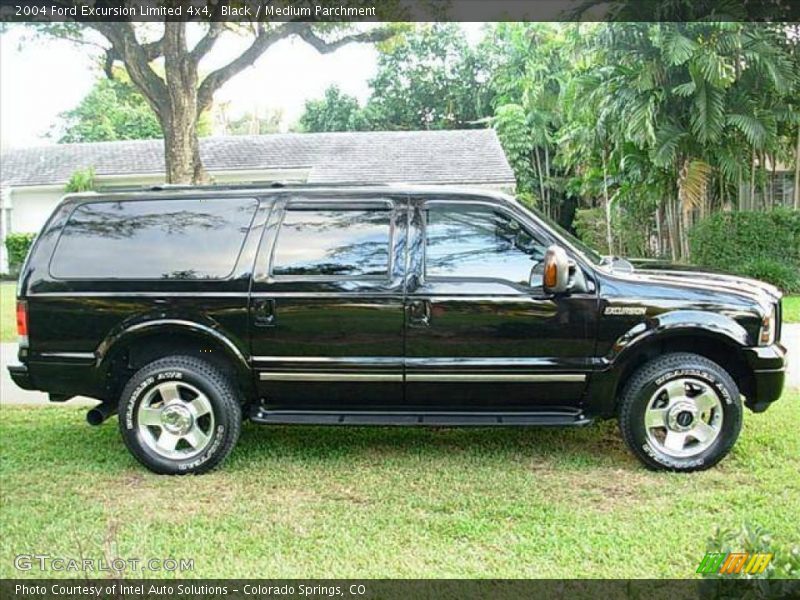 Black / Medium Parchment 2004 Ford Excursion Limited 4x4