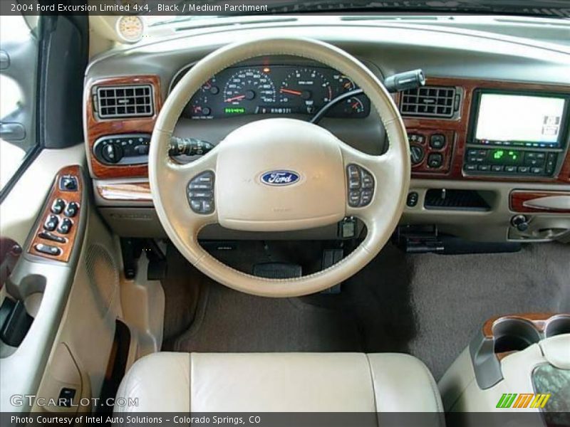 Black / Medium Parchment 2004 Ford Excursion Limited 4x4