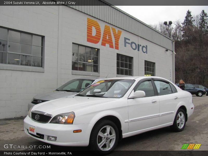 Absolute White / Gray 2004 Suzuki Verona LX