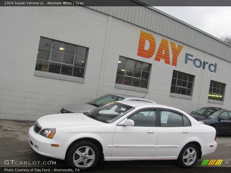 Absolute White / Gray 2004 Suzuki Verona LX