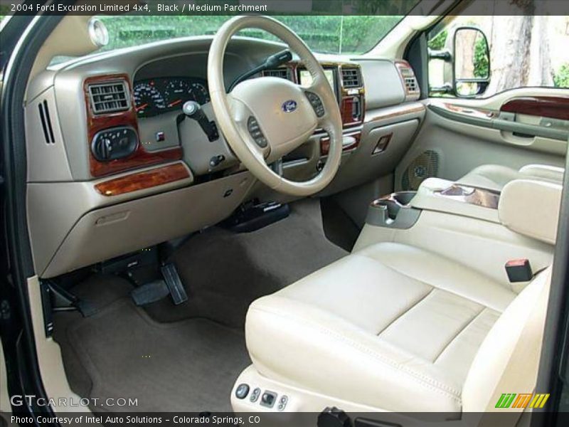 Black / Medium Parchment 2004 Ford Excursion Limited 4x4