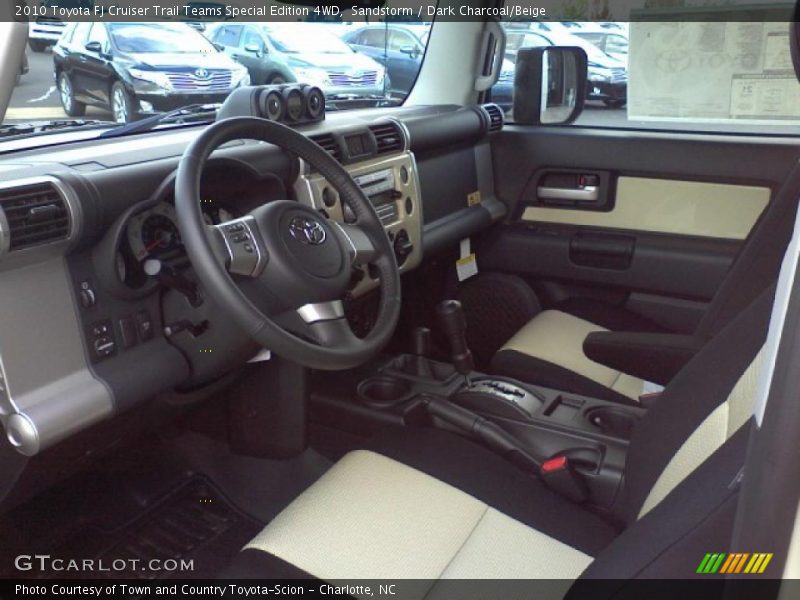 Sandstorm / Dark Charcoal/Beige 2010 Toyota FJ Cruiser Trail Teams Special Edition 4WD