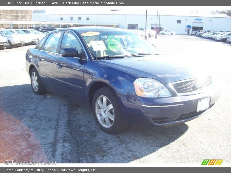 Dark Blue Pearl Metallic / Shale Grey 2005 Ford Five Hundred SE AWD