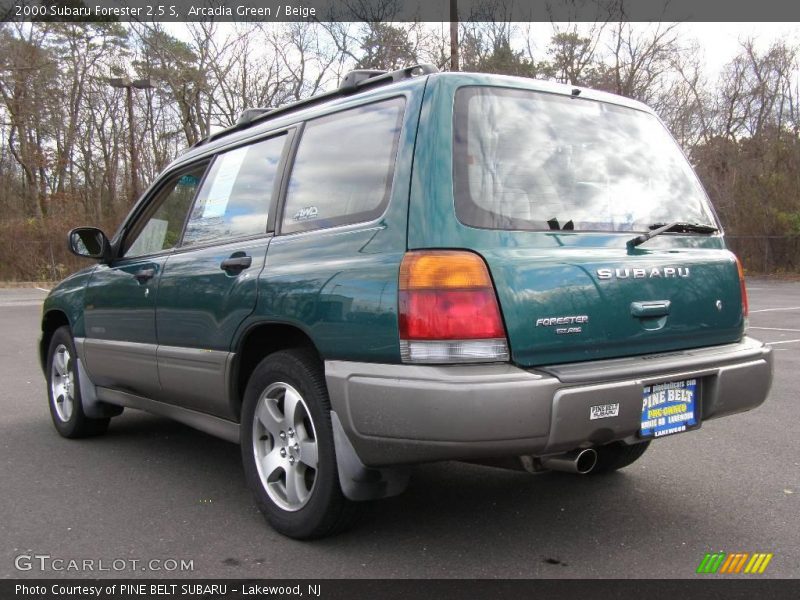 Arcadia Green / Beige 2000 Subaru Forester 2.5 S