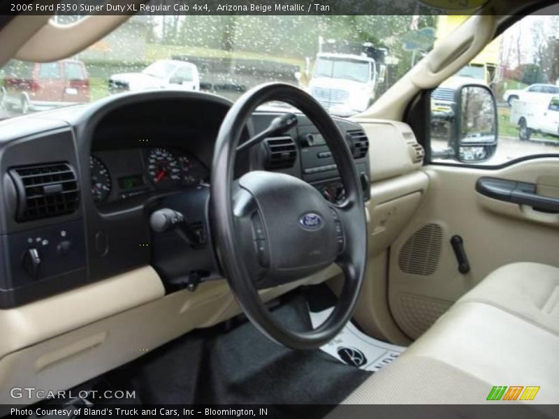 Arizona Beige Metallic / Tan 2006 Ford F350 Super Duty XL Regular Cab 4x4