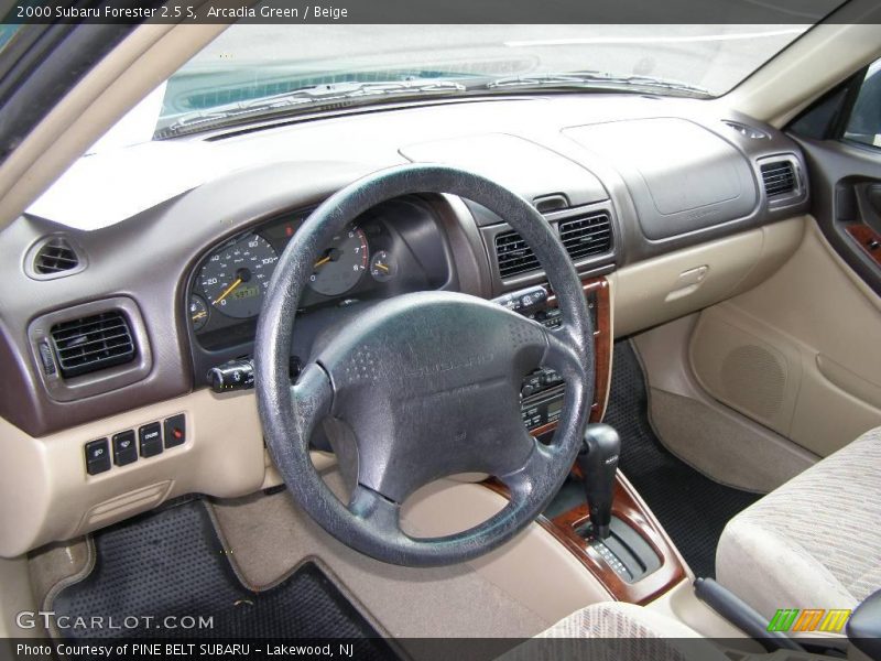 Arcadia Green / Beige 2000 Subaru Forester 2.5 S