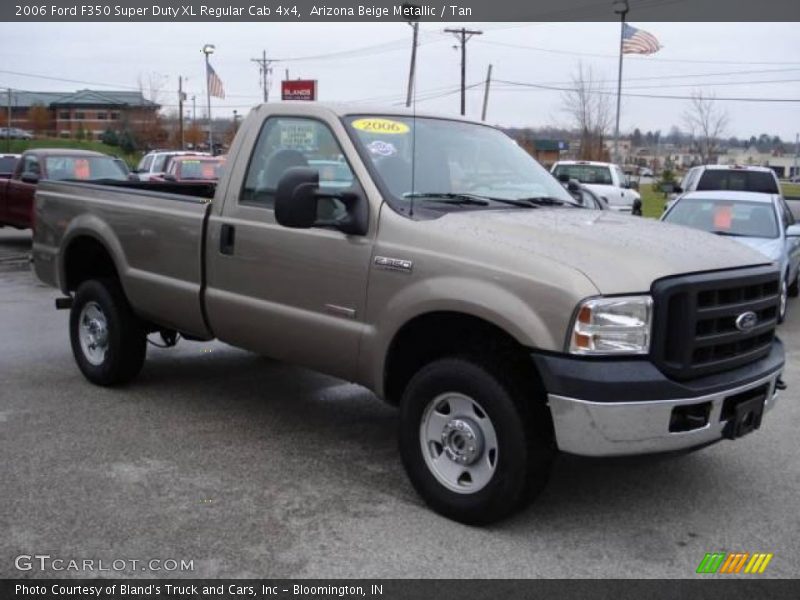 Arizona Beige Metallic / Tan 2006 Ford F350 Super Duty XL Regular Cab 4x4