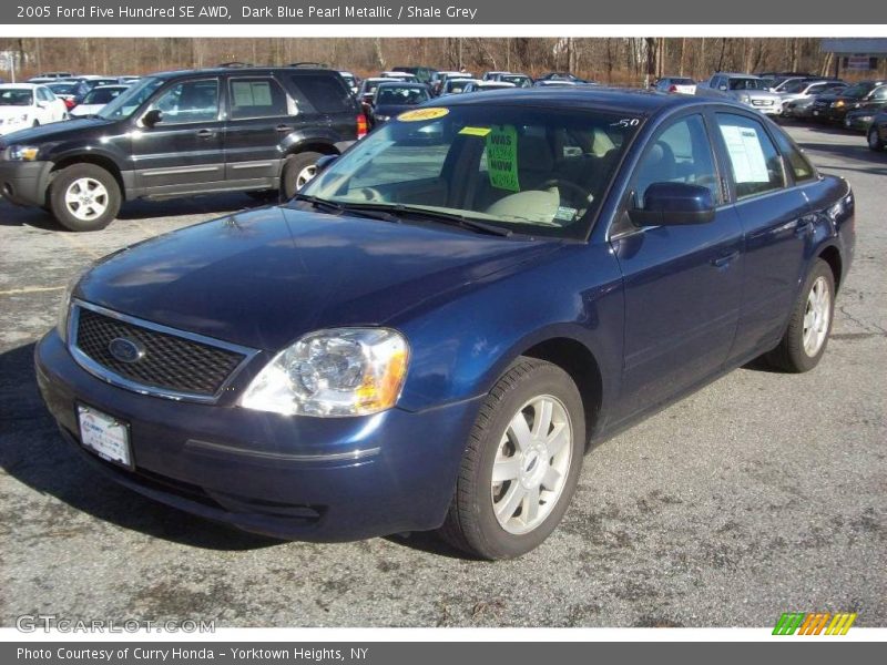 Dark Blue Pearl Metallic / Shale Grey 2005 Ford Five Hundred SE AWD
