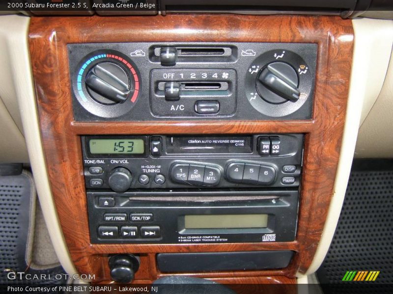 Arcadia Green / Beige 2000 Subaru Forester 2.5 S