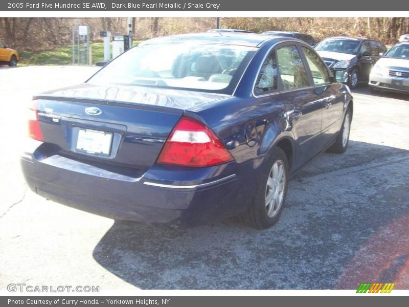 Dark Blue Pearl Metallic / Shale Grey 2005 Ford Five Hundred SE AWD