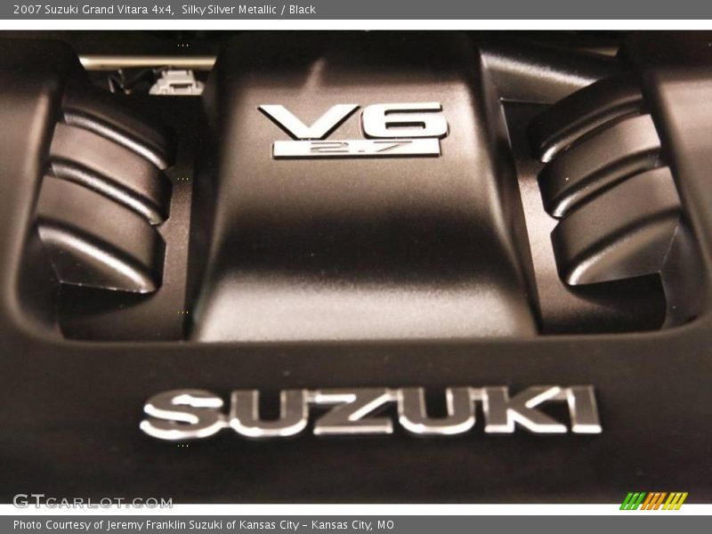 Silky Silver Metallic / Black 2007 Suzuki Grand Vitara 4x4