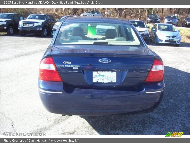 Dark Blue Pearl Metallic / Shale Grey 2005 Ford Five Hundred SE AWD