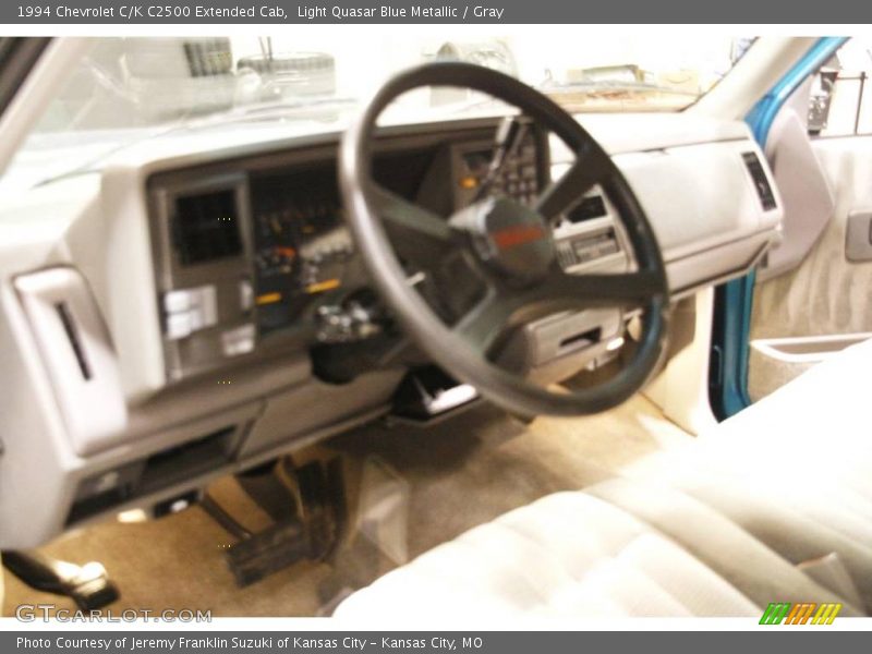 Light Quasar Blue Metallic / Gray 1994 Chevrolet C/K C2500 Extended Cab