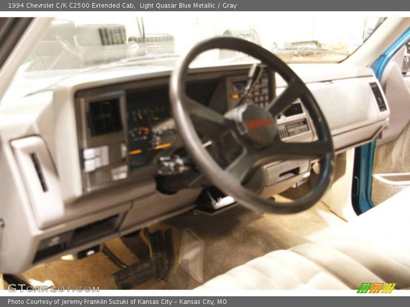 Light Quasar Blue Metallic / Gray 1994 Chevrolet C/K C2500 Extended Cab