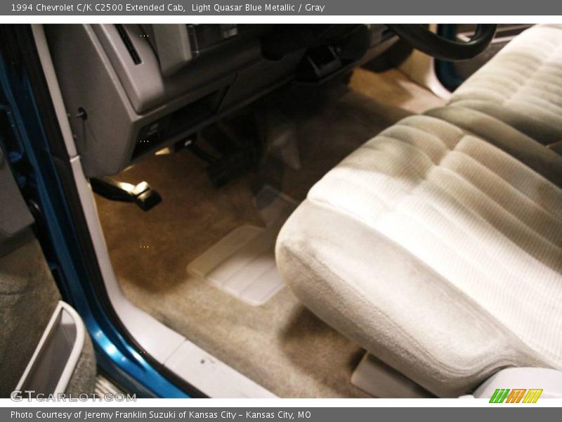Light Quasar Blue Metallic / Gray 1994 Chevrolet C/K C2500 Extended Cab