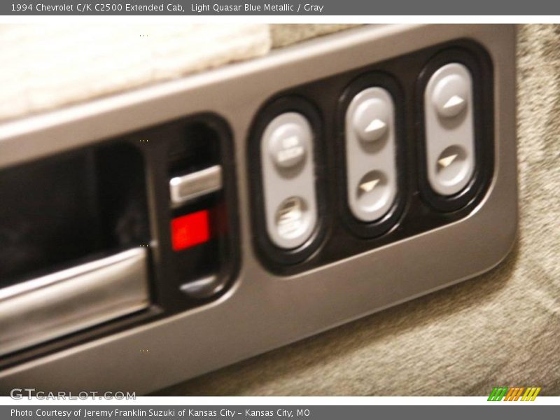 Light Quasar Blue Metallic / Gray 1994 Chevrolet C/K C2500 Extended Cab