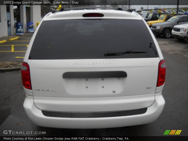 Stone White / Gray 2003 Dodge Grand Caravan Sport