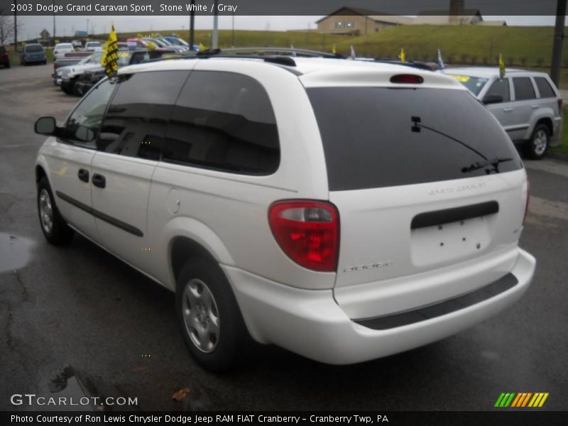 Stone White / Gray 2003 Dodge Grand Caravan Sport