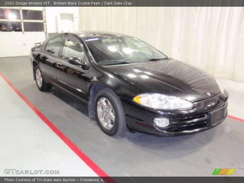 Brilliant Black Crystal Pearl / Dark Slate Gray 2003 Dodge Intrepid SXT