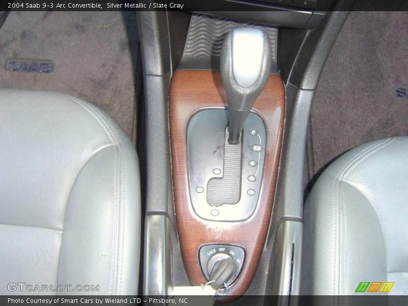 Silver Metallic / Slate Gray 2004 Saab 9-3 Arc Convertible
