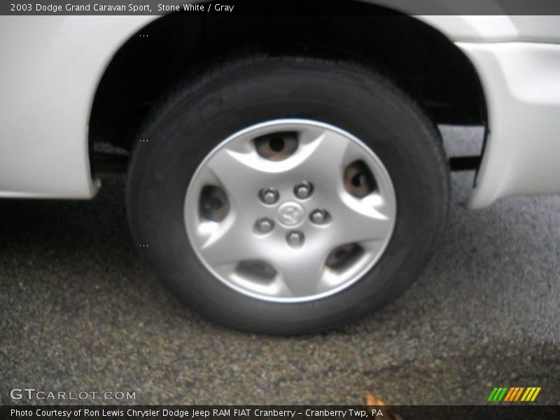 Stone White / Gray 2003 Dodge Grand Caravan Sport