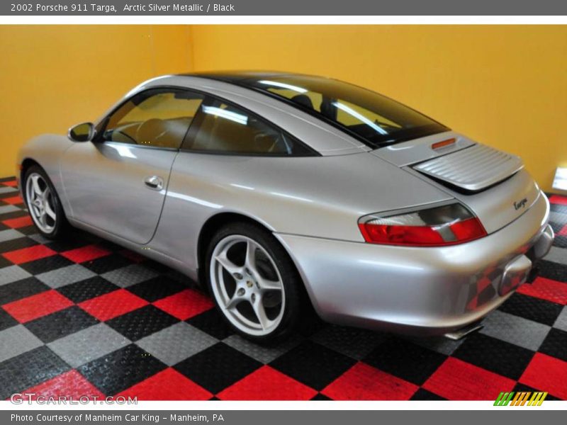 Arctic Silver Metallic / Black 2002 Porsche 911 Targa