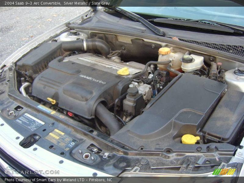 Silver Metallic / Slate Gray 2004 Saab 9-3 Arc Convertible