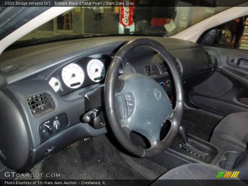 Brilliant Black Crystal Pearl / Dark Slate Gray 2003 Dodge Intrepid SXT