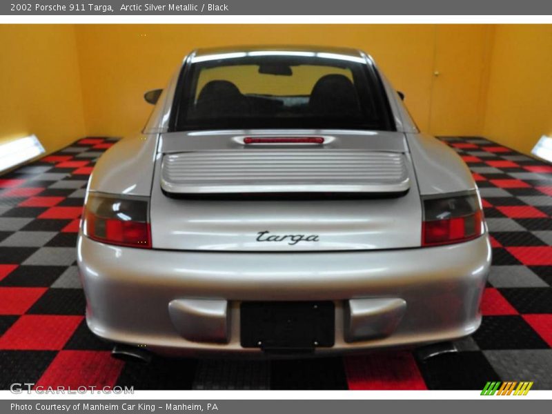 Arctic Silver Metallic / Black 2002 Porsche 911 Targa