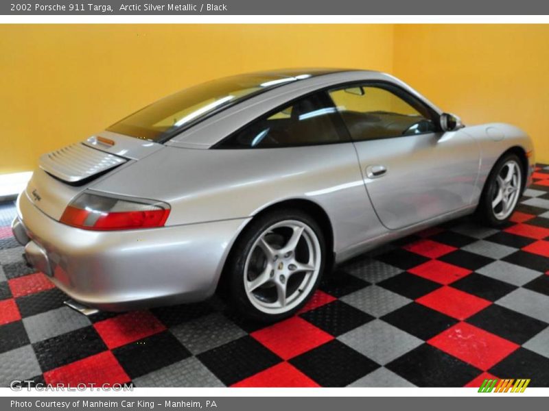 Arctic Silver Metallic / Black 2002 Porsche 911 Targa
