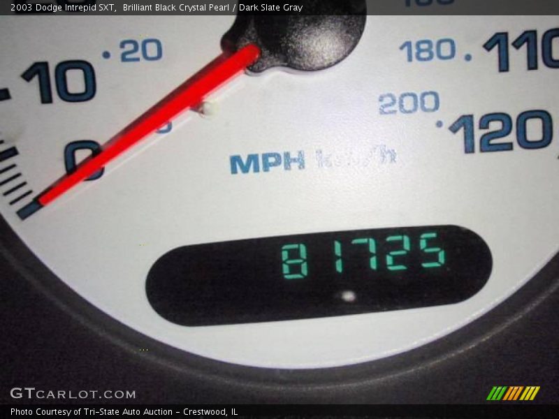 Brilliant Black Crystal Pearl / Dark Slate Gray 2003 Dodge Intrepid SXT