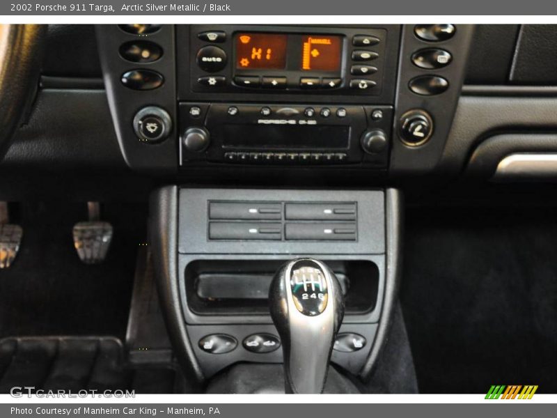 Arctic Silver Metallic / Black 2002 Porsche 911 Targa