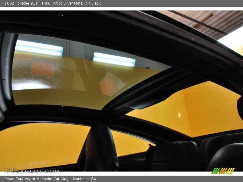 Arctic Silver Metallic / Black 2002 Porsche 911 Targa