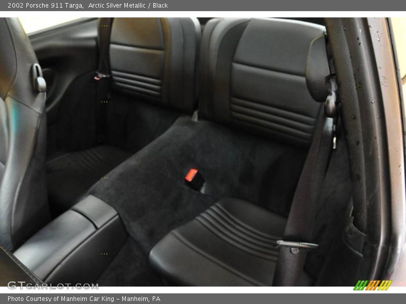Arctic Silver Metallic / Black 2002 Porsche 911 Targa