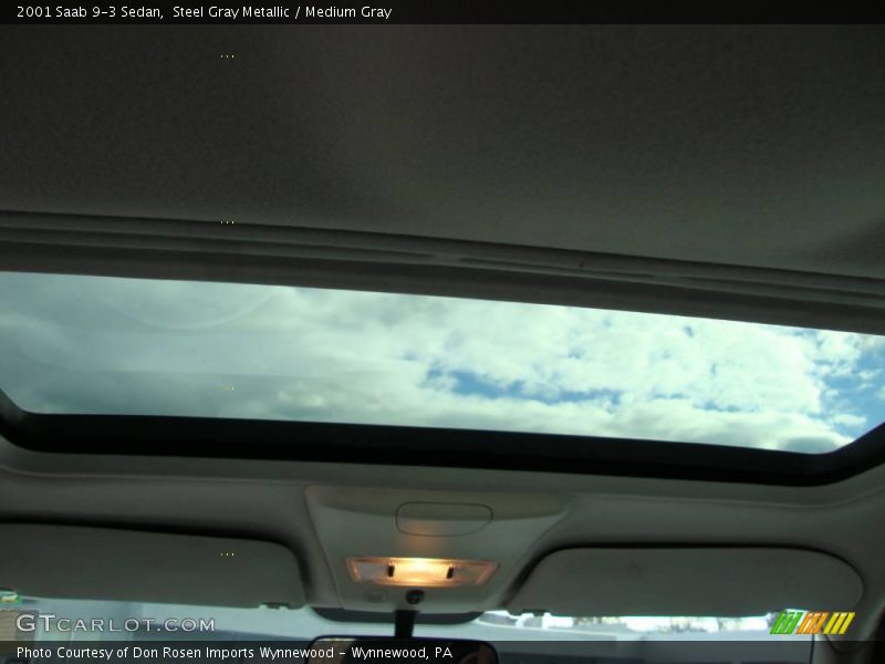Steel Gray Metallic / Medium Gray 2001 Saab 9-3 Sedan