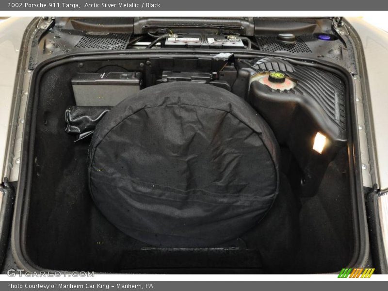 Arctic Silver Metallic / Black 2002 Porsche 911 Targa