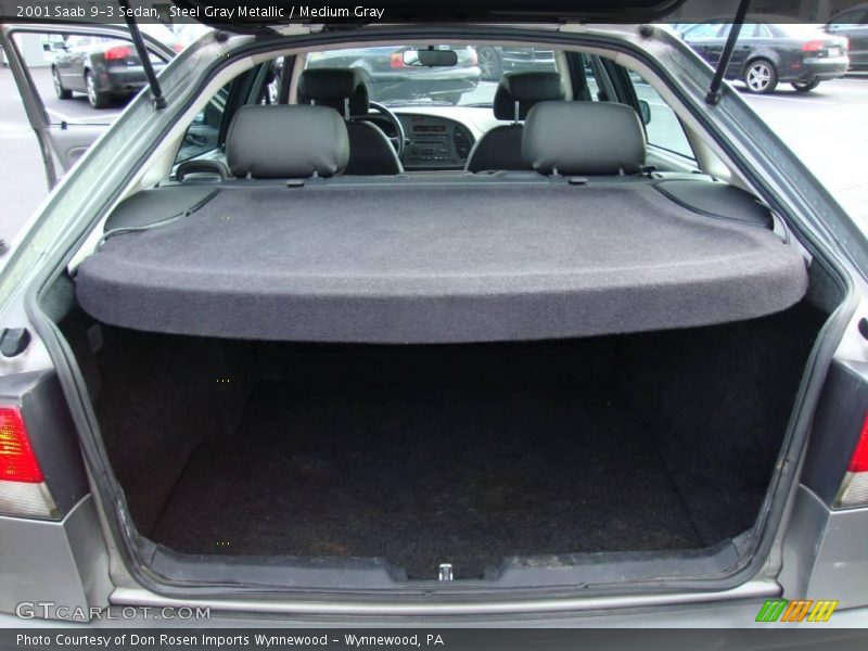 Steel Gray Metallic / Medium Gray 2001 Saab 9-3 Sedan