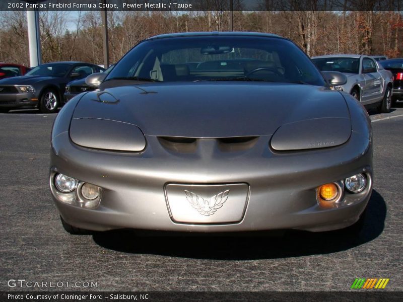 Pewter Metallic / Taupe 2002 Pontiac Firebird Formula Coupe