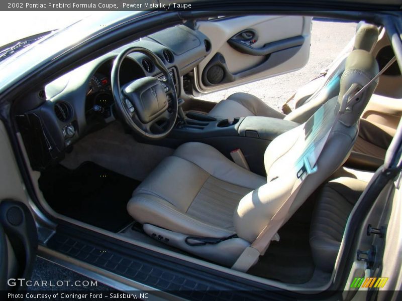 Pewter Metallic / Taupe 2002 Pontiac Firebird Formula Coupe