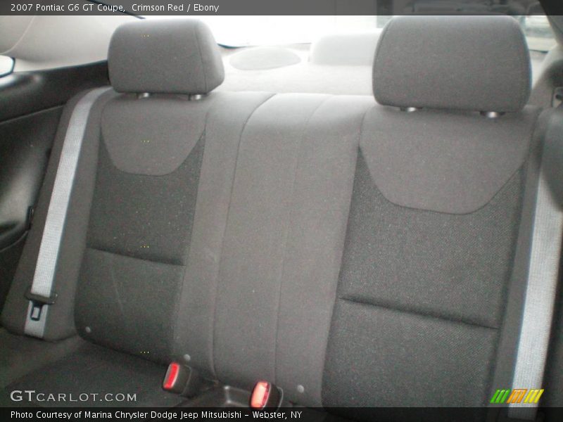 Crimson Red / Ebony 2007 Pontiac G6 GT Coupe